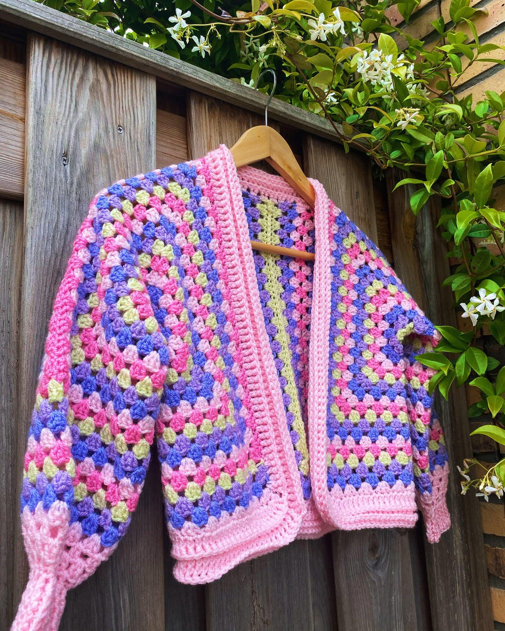 Crochet pattern Hexagon child's cardigan