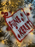 Crochet Pattern Potholder 'Fijne kerst' - Modern Christmas Pattern (PDF)